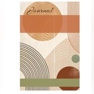 Stylish Journal with Abstract Design